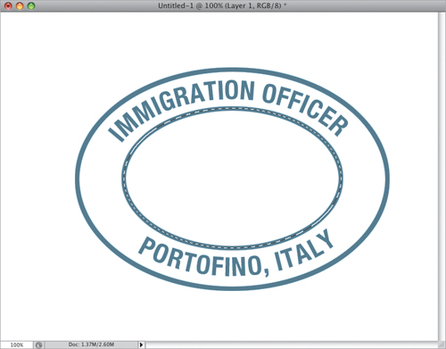 Making Passport Stamp Design Elements