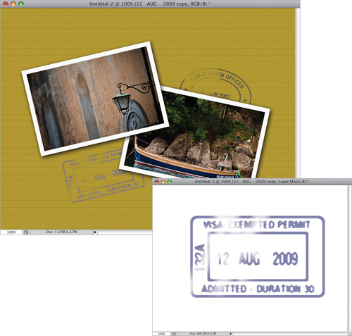 Making Passport Stamp Design Elements