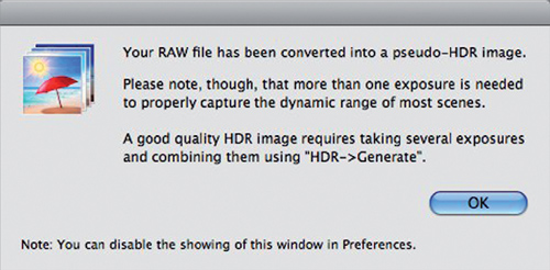 Creating an HDR from a Single Image