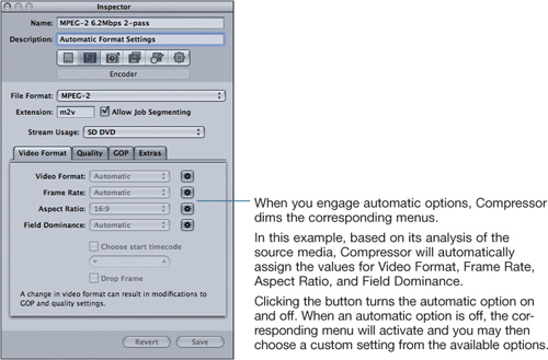 Using Automatic Settings