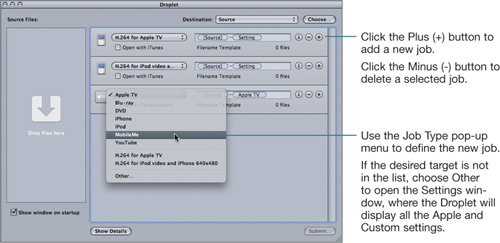 Managing Multiple Settings in Droplets