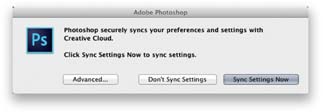 Figure 2.12 The Sync Settings dialog.