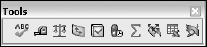 The Tools toolbar