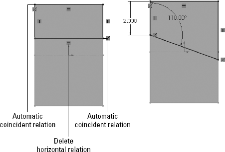 Edits to a rectangle