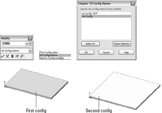 Making simple changes to a configuration