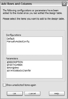 The Add Rows and Columns dialog box