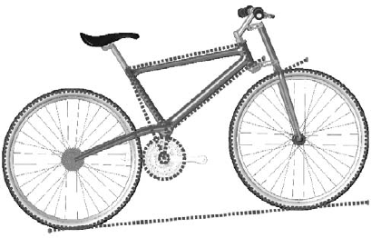 An assembly layout sketch