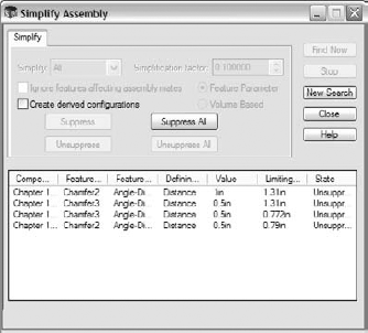 The Simplify Assembly tool