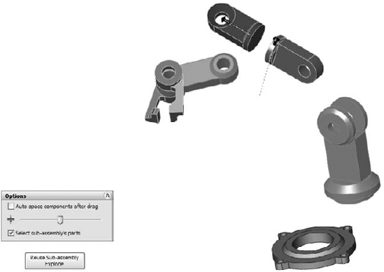 Exploding a subassembly