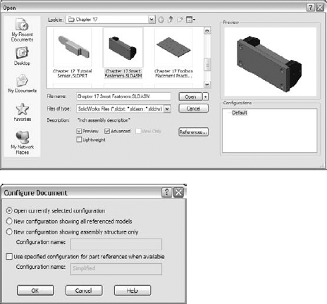 Opening an assembly with all parts suppressed