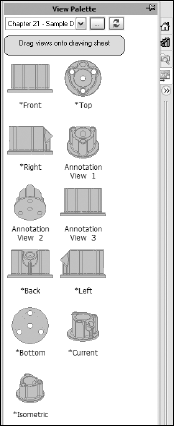 The View palette