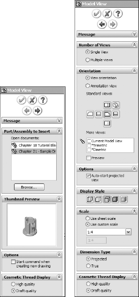 The Model View PropertyManager