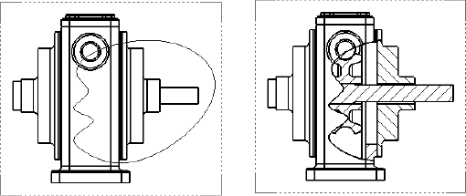 A Broken-out Section view