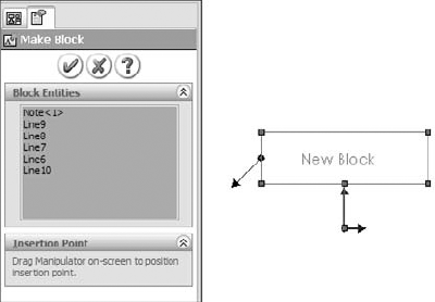 Creating a block