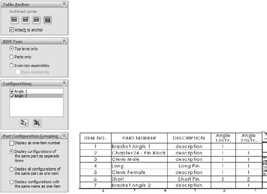 Creating the Bill of Materials