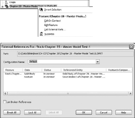 The External References dialog box