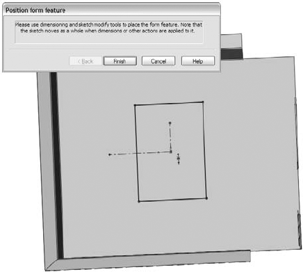 Placing a forming tool