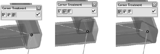 Corner treatment options