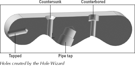 Hole Wizard: Using 2D versus 3D Sketches