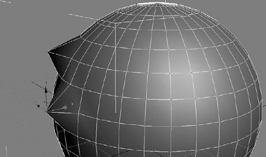 Adjusting subobjects such as vertices allows you to sculpt your model.