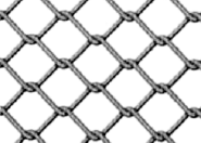 The chain link texture