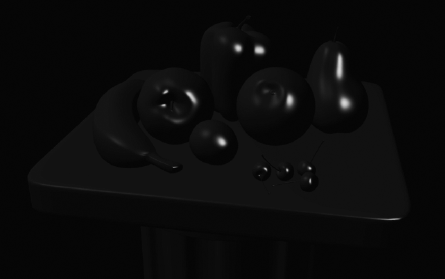 Only the specular component of the lights are rendered.