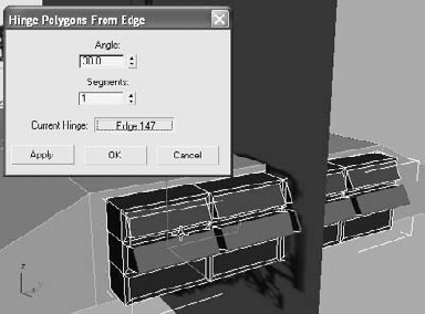 Apply the Symmetry modifier to model the right side of the tank.