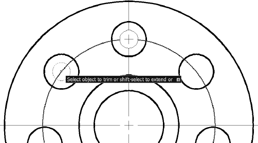 Circular center line components