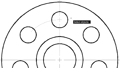 Repeatable pattern for circular centerline