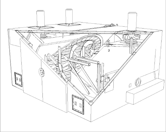 AutoCAD model of tissue dryer