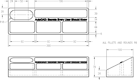 Dimensions of the desk organizer