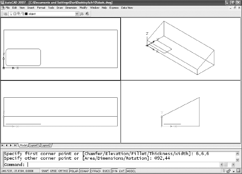 Dimensions of the desk organizer