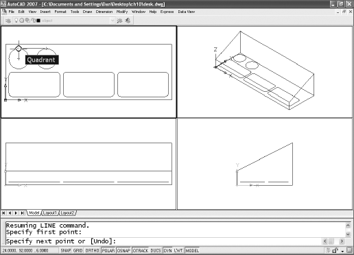 Dimensions of the desk organizer