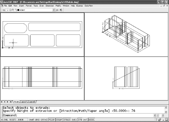 Dimensions of the desk organizer