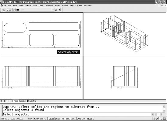 Dimensions of the desk organizer