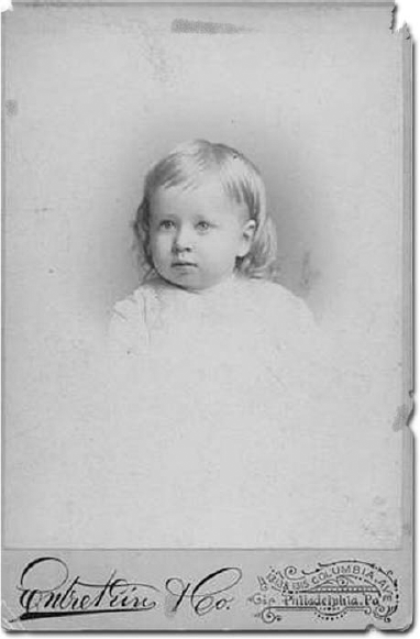 Portraits were serious business in the days when not everyone had access to a camera or a photographer. Smiling, even for a child, was virtually unheard of. Though treated reverentially over the years, it looks like this little guy knew how his photo would end up.