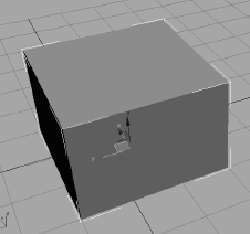 The Object space of the box aligns with the World Space.