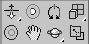 The default Viewport Navigation icons for a light