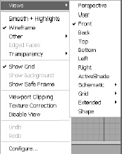 Changing viewports is easy.