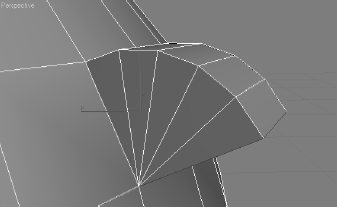 A smoother hinge is created when you increase the segments parameter.