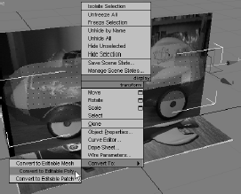 Convert to an editable poly.