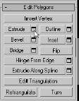 Click the Extrude button