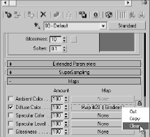 Removing a map from a parameter