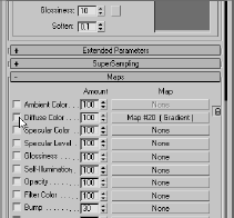 Unchecking the box next to a mapped parameter will temporarily remove the map from the parameter.