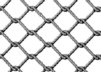 The chain-link texture