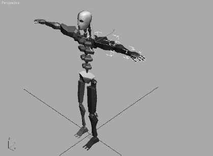 Pasting a posture to the other side of a biped