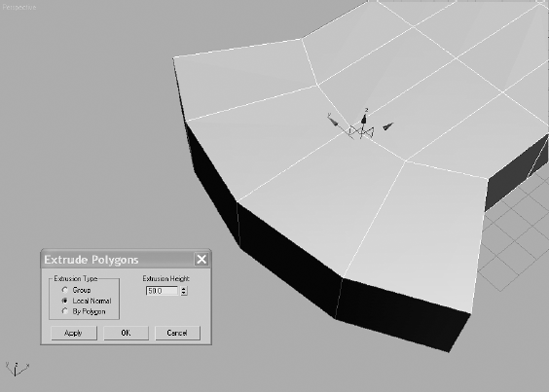 EXTRUDE OPTIONS