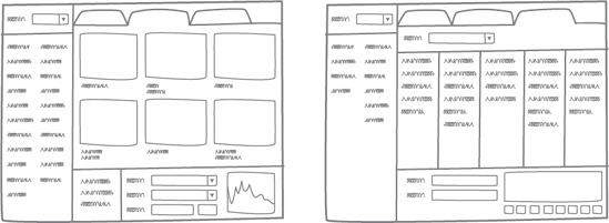 Look at the framework sketches for other screens to see how they'd translate into your potential number of columns.