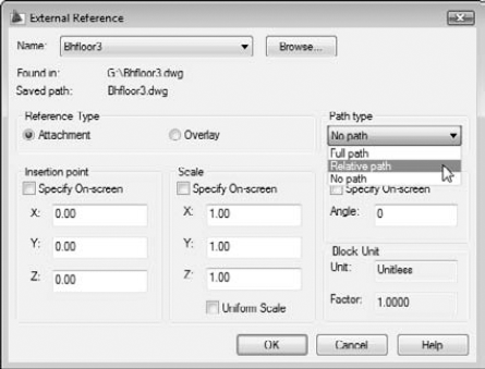 Follow the path less traveled when you attach an xref.