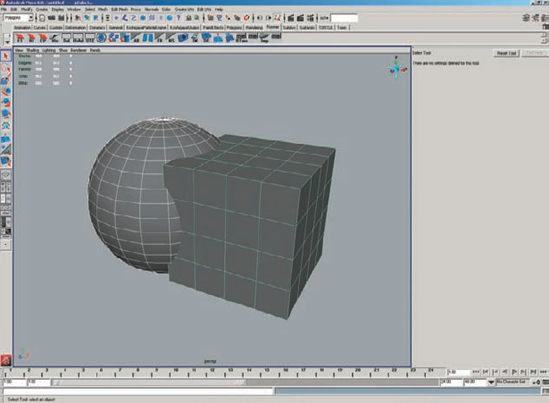 Sphere and box OBJ file